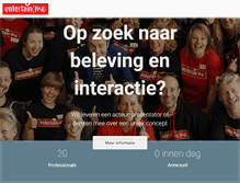 Tablet Screenshot of entertain-me.nl